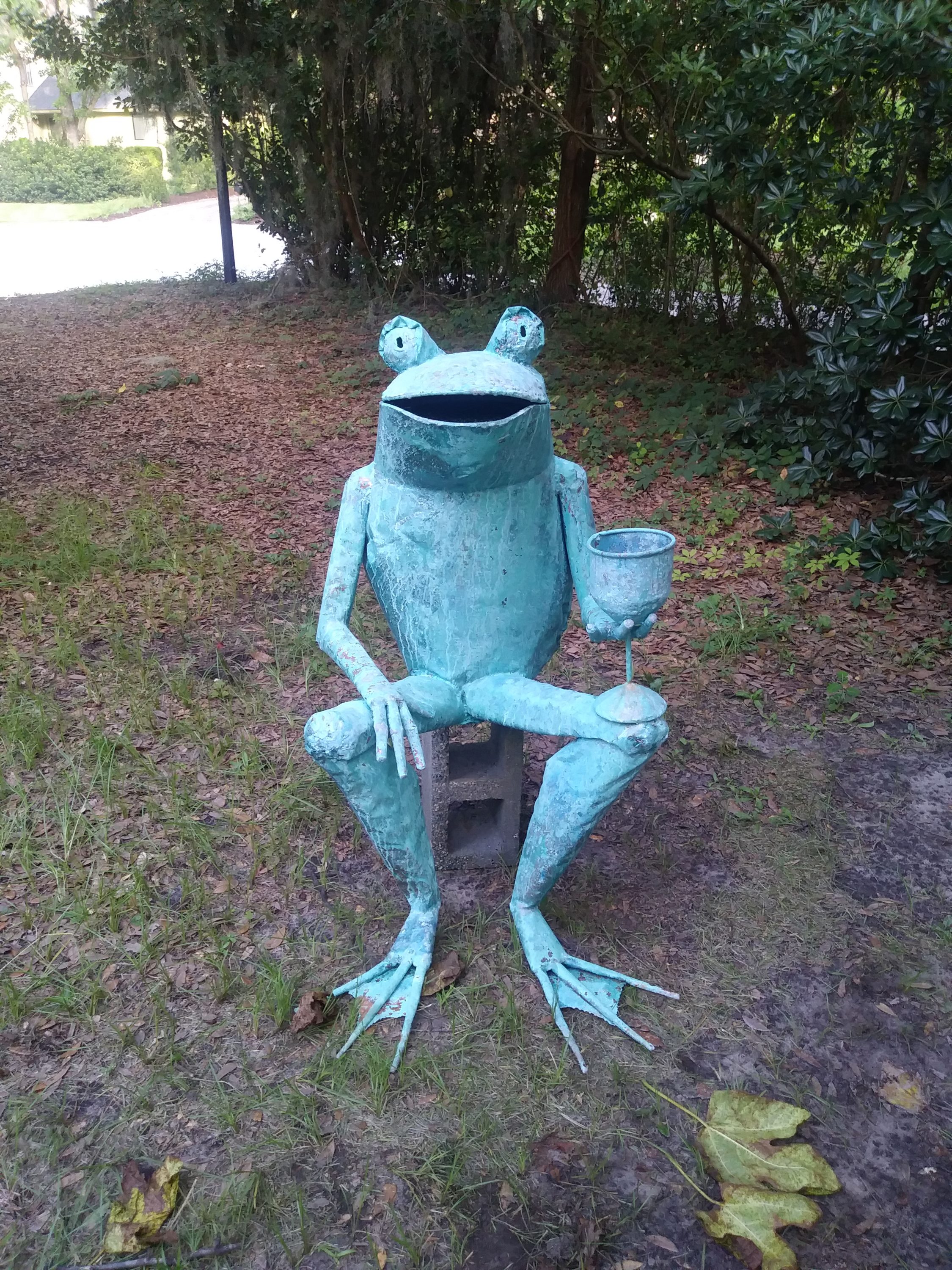 beau smith frog sculpture 8-1-17 (8)
